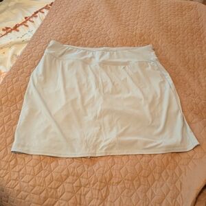Plus Size Light Blue Skort